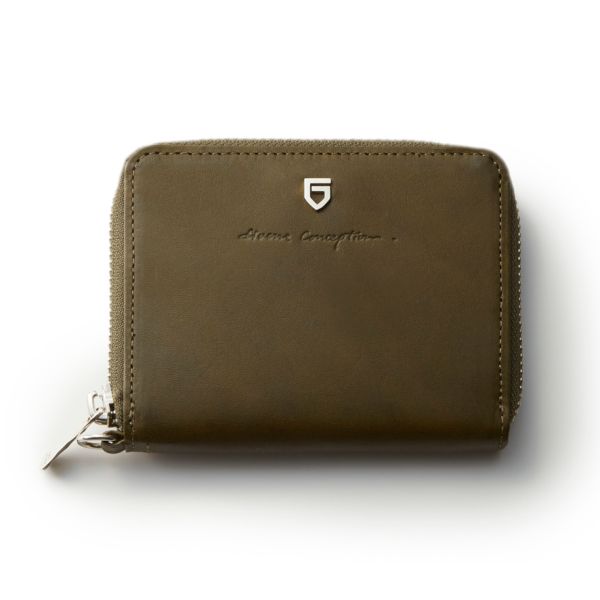 GARNI - Sign Zip Mini Wallet / ブラック | Tempt