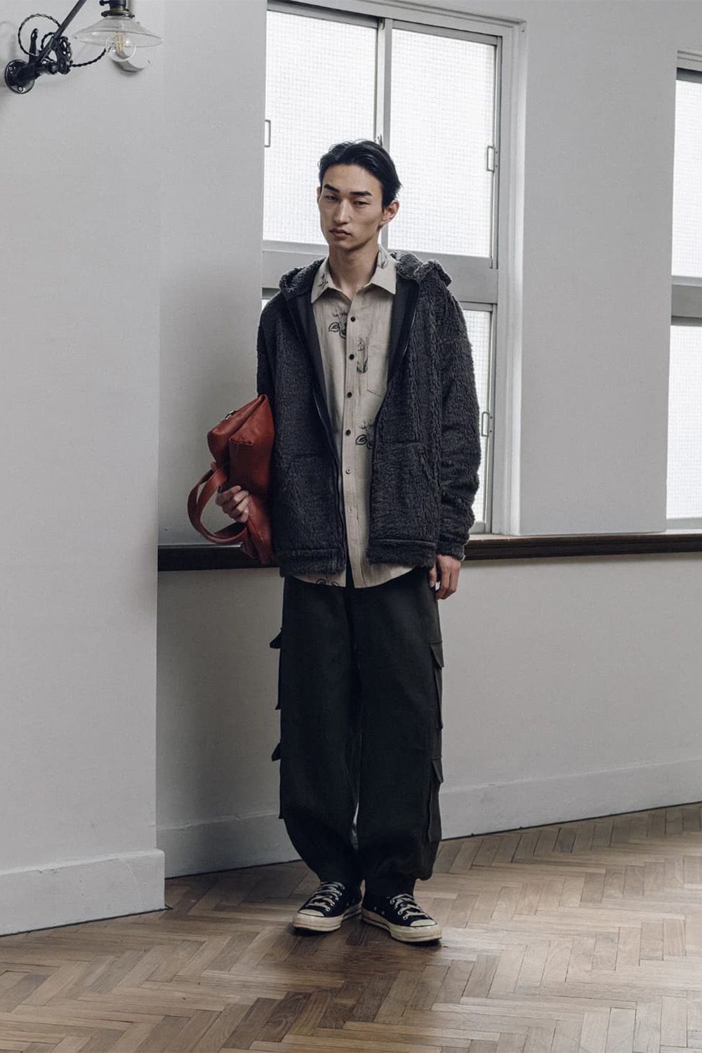 2Way Zip Leather Bag