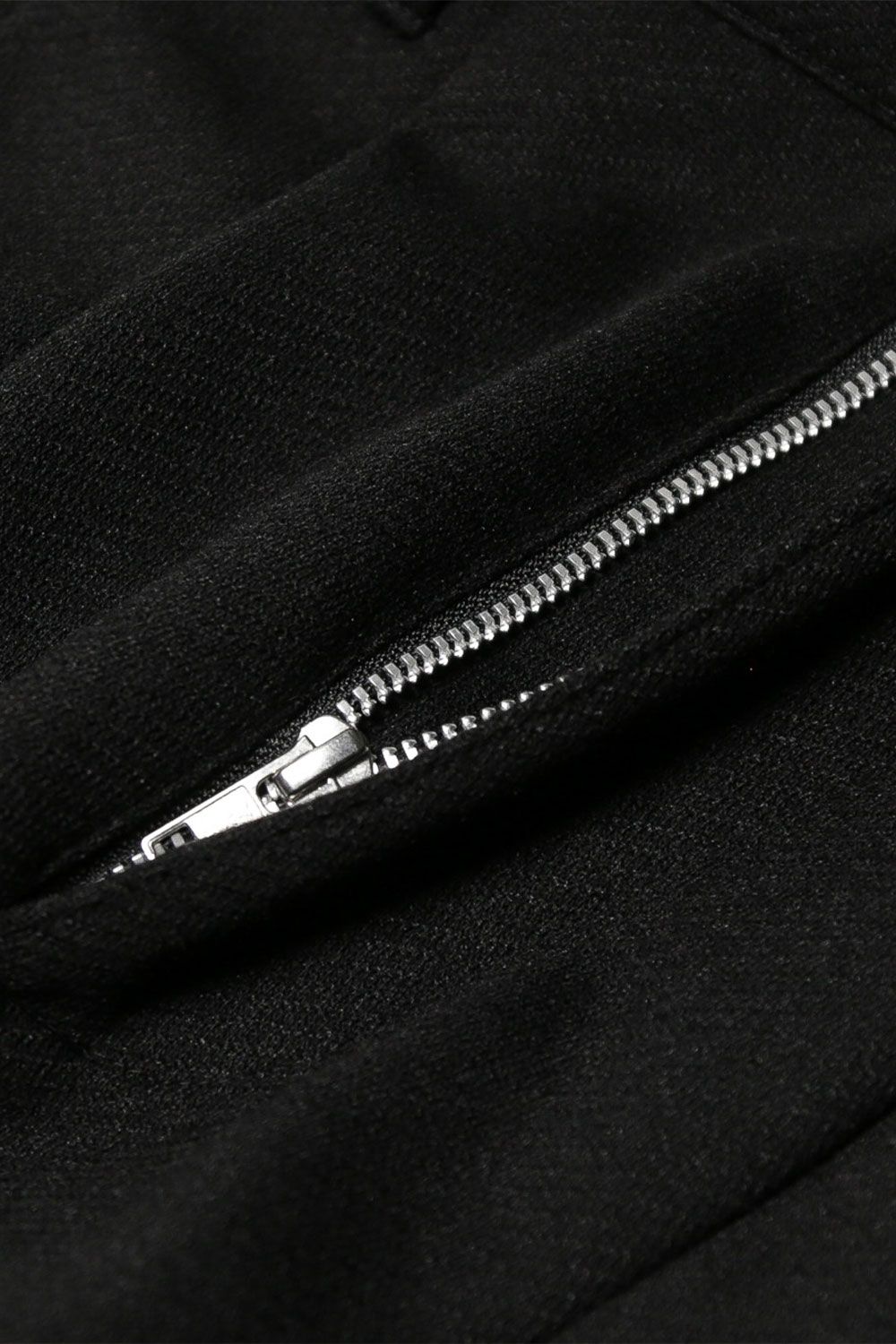 ニットタックワイドパンツ / Knitted Tuck Wide Pants / ブラック / ag-10032-2