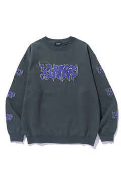 METAL CREWNECK SWEATSHIRT / グリーン