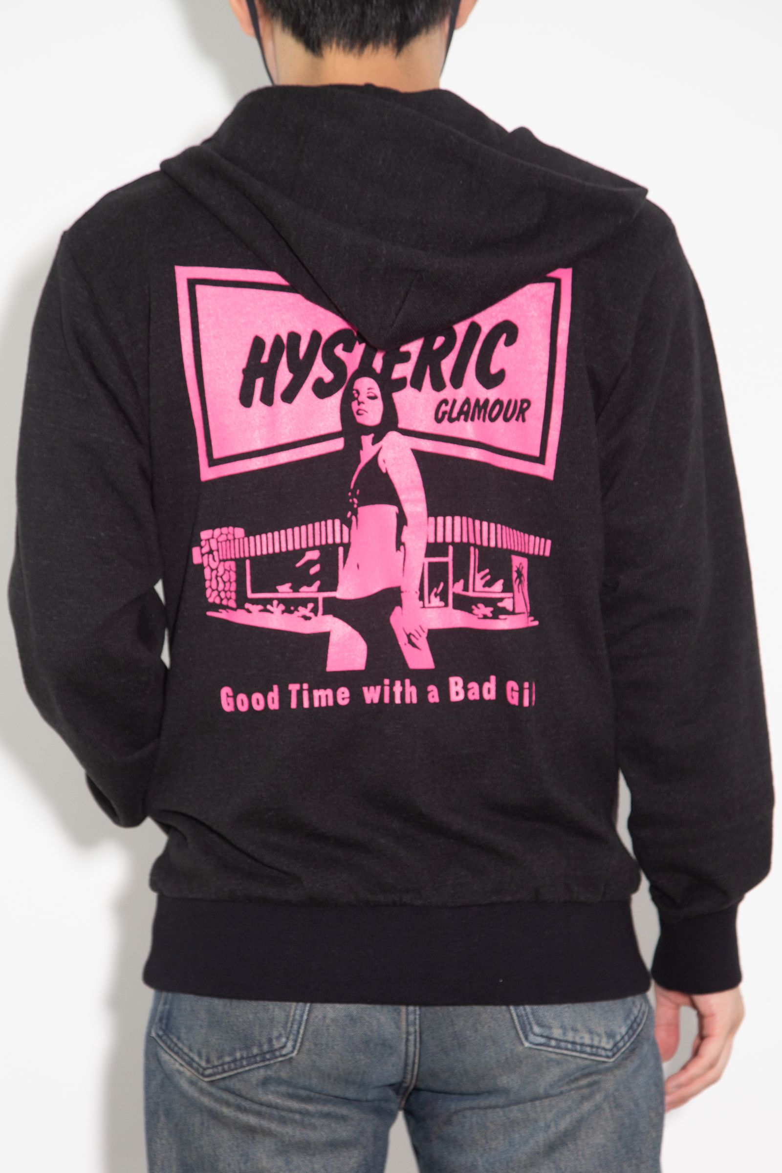 HYSTERIC GLAMOUR フード付きパーカー レッド HYSTERIC GLAMOUR フード付きパーカー レッド HYSTERIC GLAMOUR