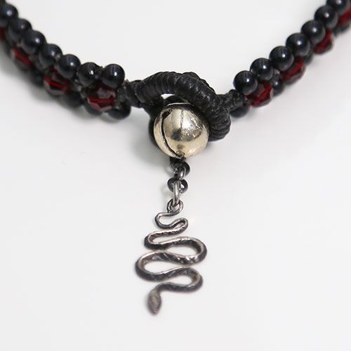 バブルシルバーブレスレット / レッド / BUBBLE SV BRACELET / Red