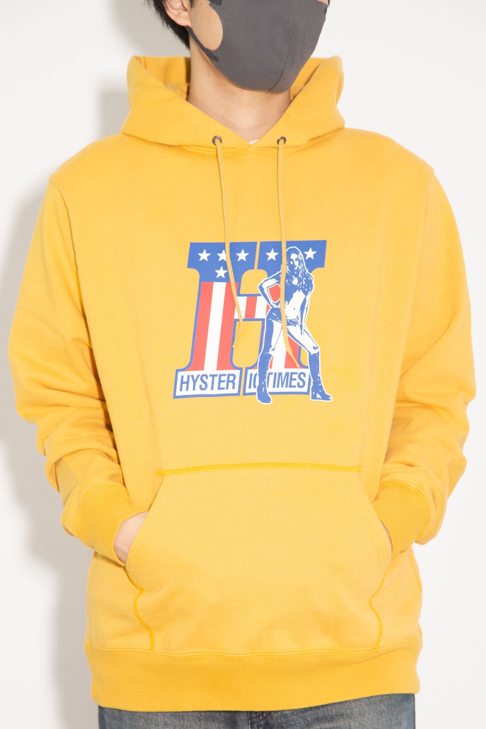 H TIMES パーカー / イエロー