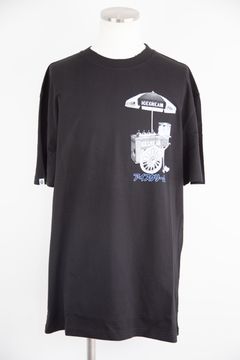 【ICECREAM】CART OVERSIZED T-SHIRT / ブラック