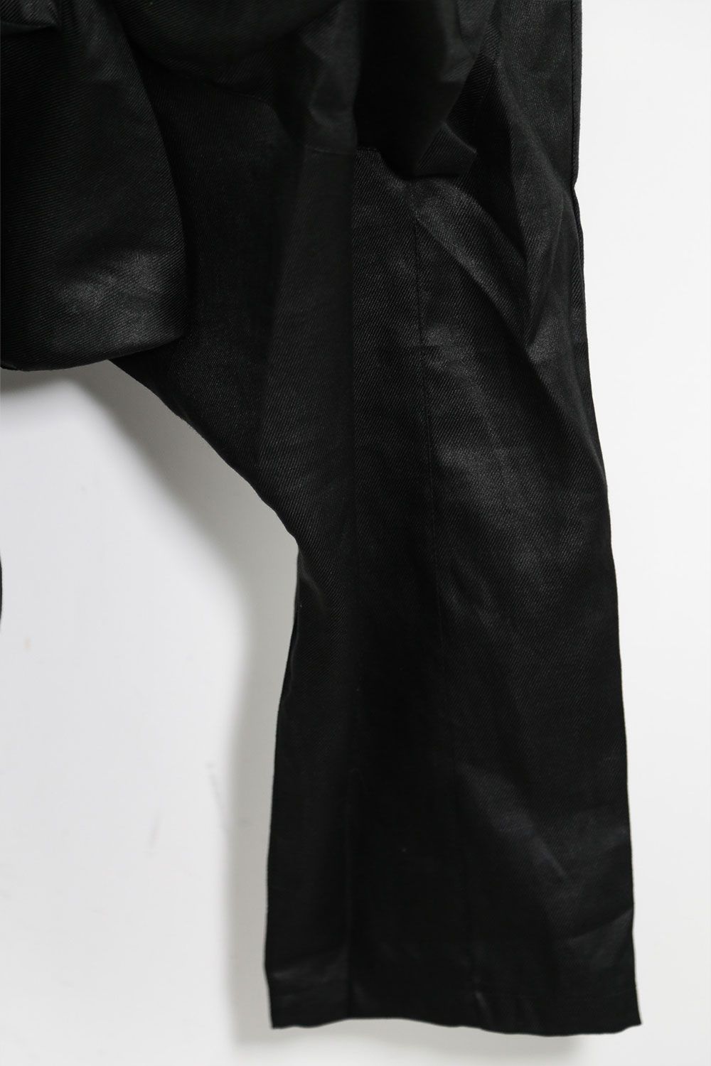 ヘリンボーンサルエルワイドパンツ / Heringbone Sarouel Wide Pants / ブラック / ag-9033