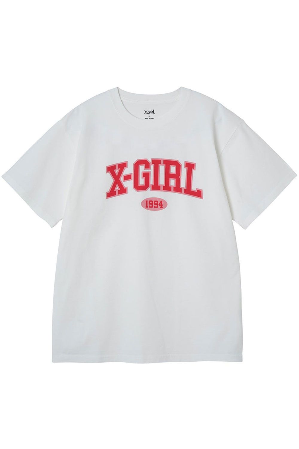 X-girl - COLLEGE LOGO S/S TEE / ブラック | Tempt