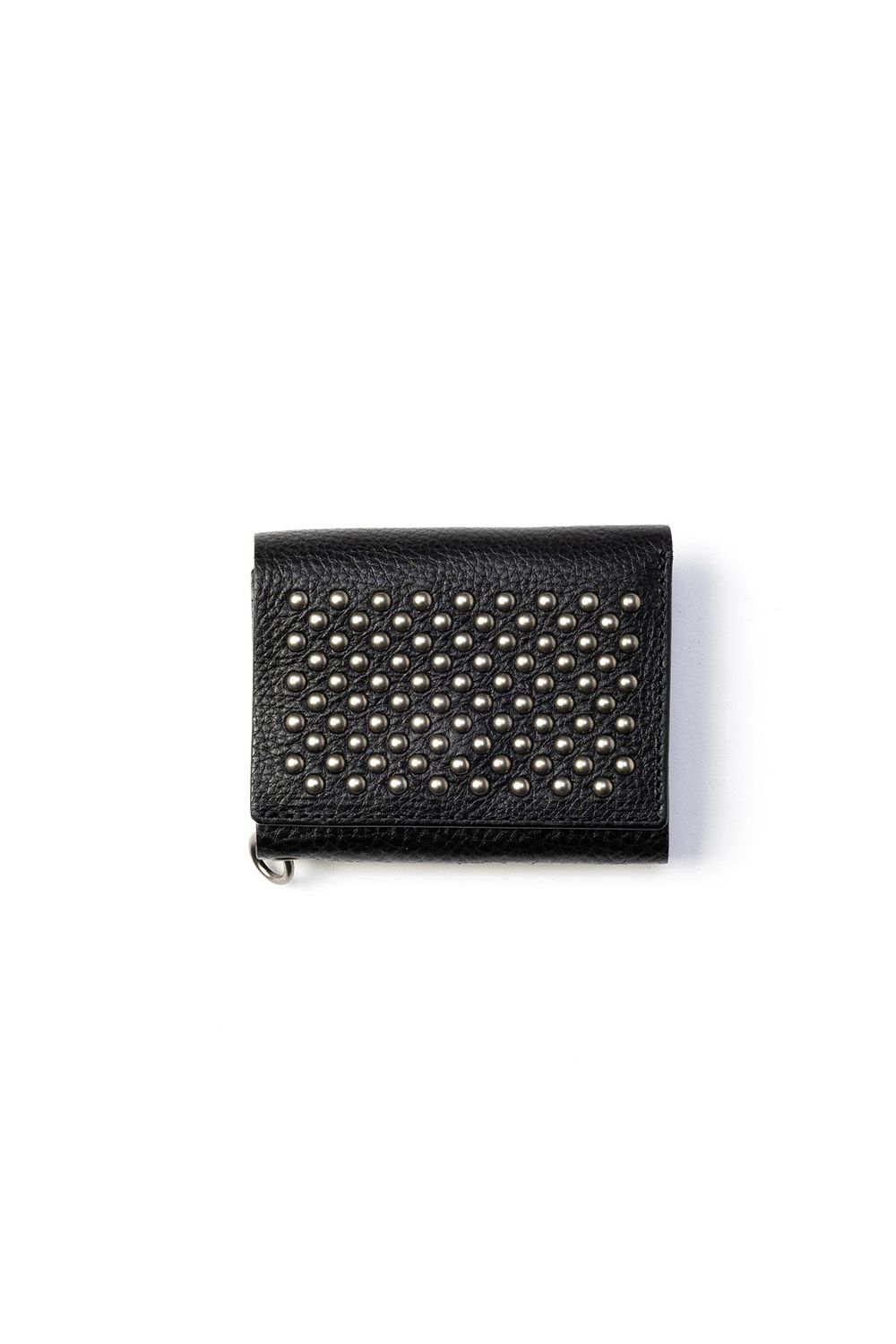ROUND STUDS LEATHER MULTI WALLET / ブラック