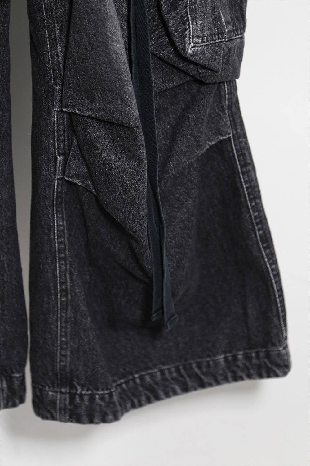 ヴィンテージデニムワイドパンツ / VintageDenim Wide Pants / ブラック / ag-8062