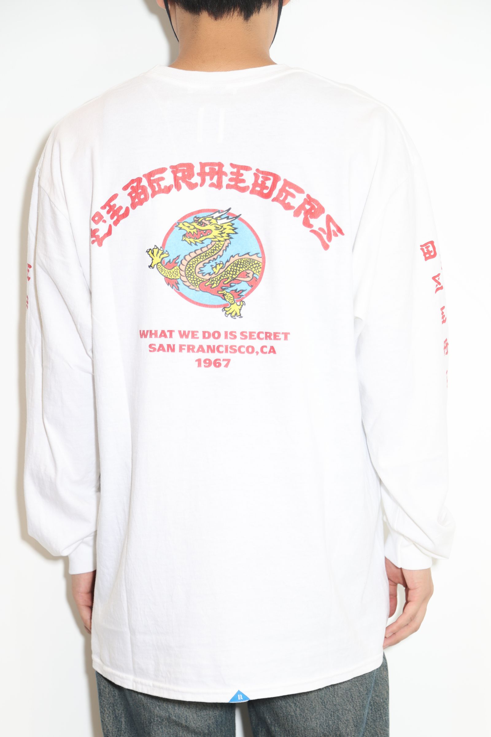 DRAGON L/S TEE / ホワイト