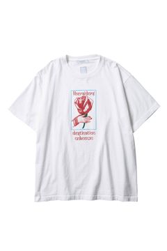 LR ROSE TEE / ホワイト