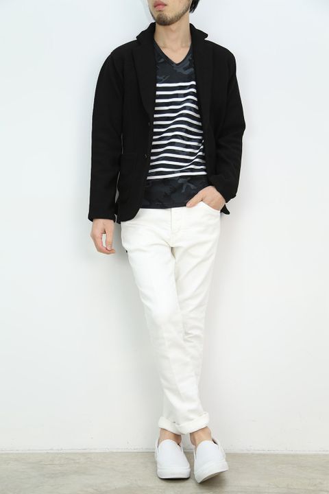 junhashimoto 17ss -KNIT JKT- BLACK