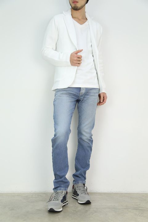 junhashimoto 17ss -KNIT JKT- WHITE