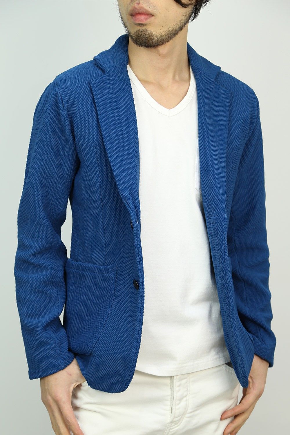 junhashimoto 17ss -KNIT JKT- NAVY