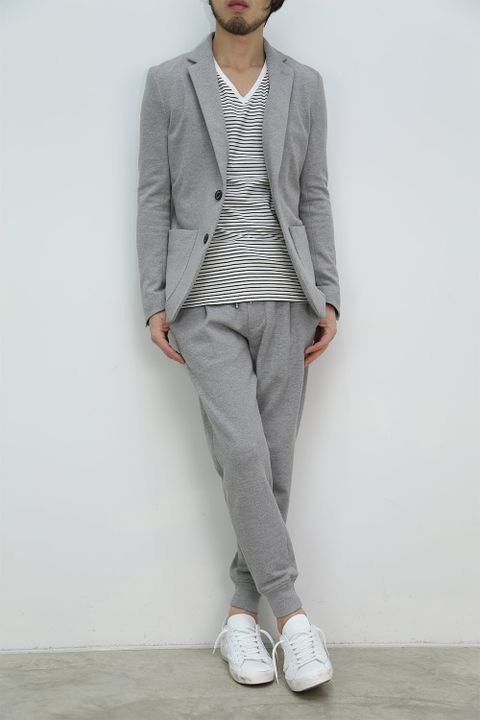 1PIU1UGUALE3 -1PLY RELAX JACKET+ANKLE TIGHT SLIM-②