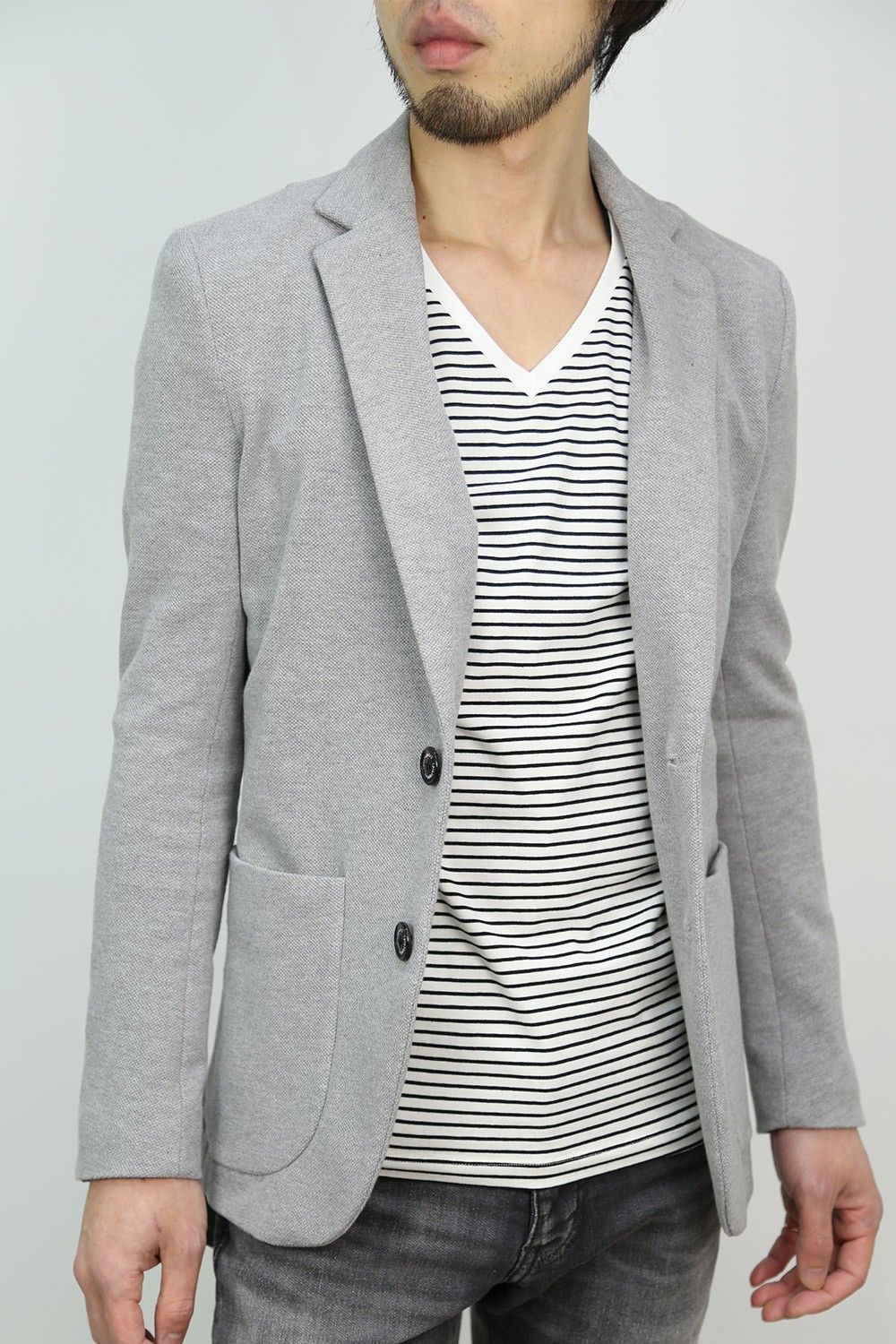 1PIU1UGUALE3 -1PLY RELAX JACKET+ANKLE TIGHT SLIM-②
