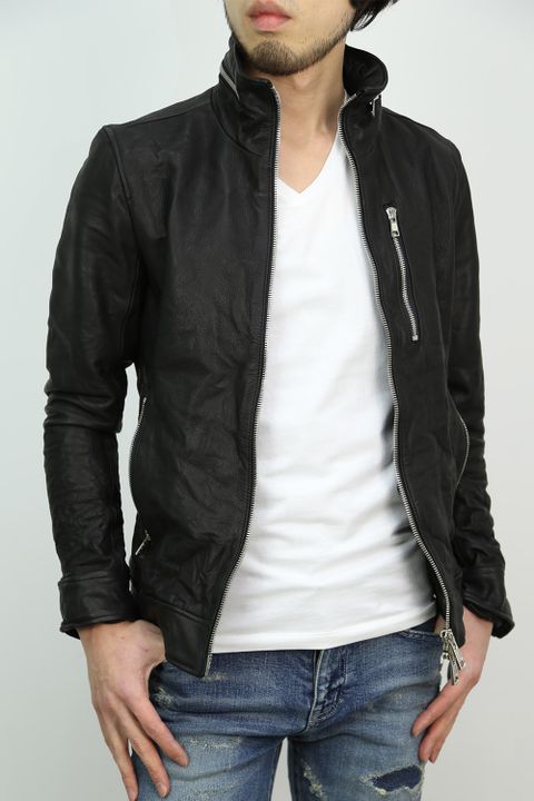 AKM 17ss -WRINKLE STAND RIDERS + DAMAGED 5 POCKET-