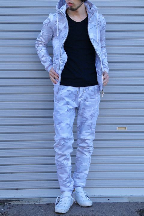 AKM 17ss 最強スウェットセットアップ WHITE CAMO | 1513 | Tempt