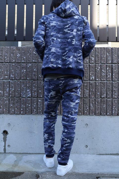 AKM 17ss 最強スウェットセットアップ  GREY/NAVY CAMO