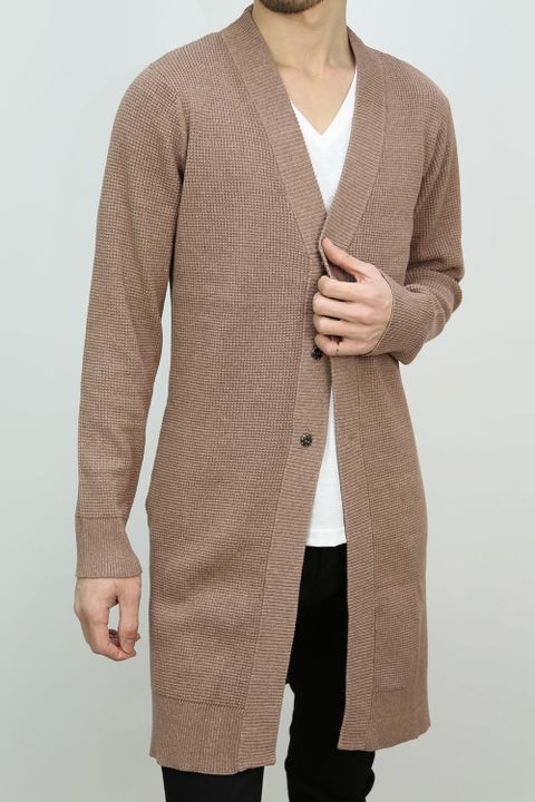 [LOUNGE LIZARD] ロング丈アイテムをレイヤードしたコートスタイル