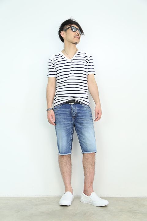 清潔感あるショーツスタイル