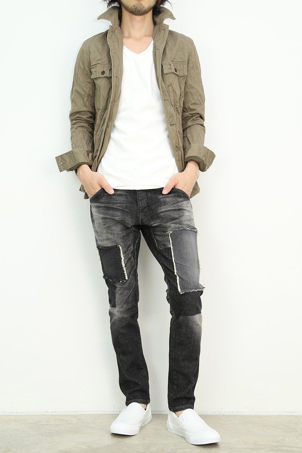 wjk 16AW STYLE  -shirts blouson+cigarette denim-