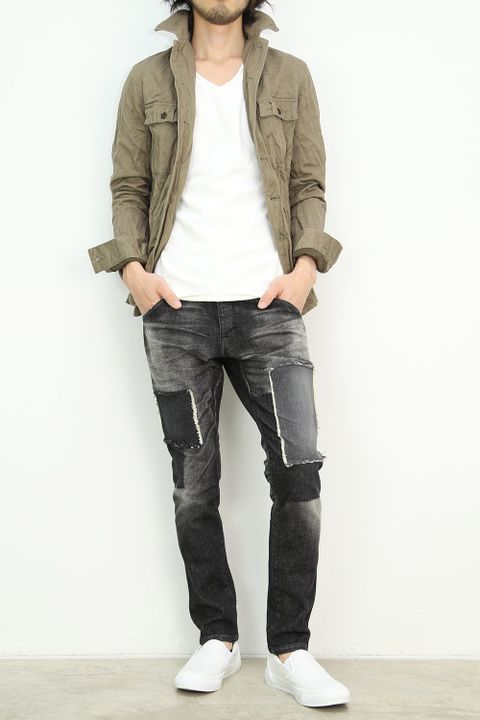wjk 16AW STYLE  -shirts blouson+cigarette denim-