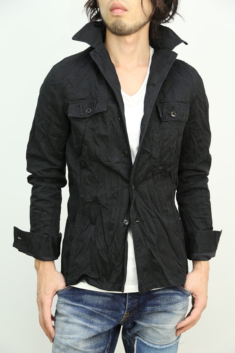 wjk 16AW STYLE  -shirts blouson+cigarette denim-
