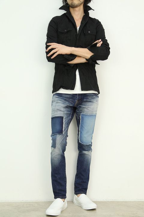 wjk 16AW STYLE  -shirts blouson+cigarette denim-
