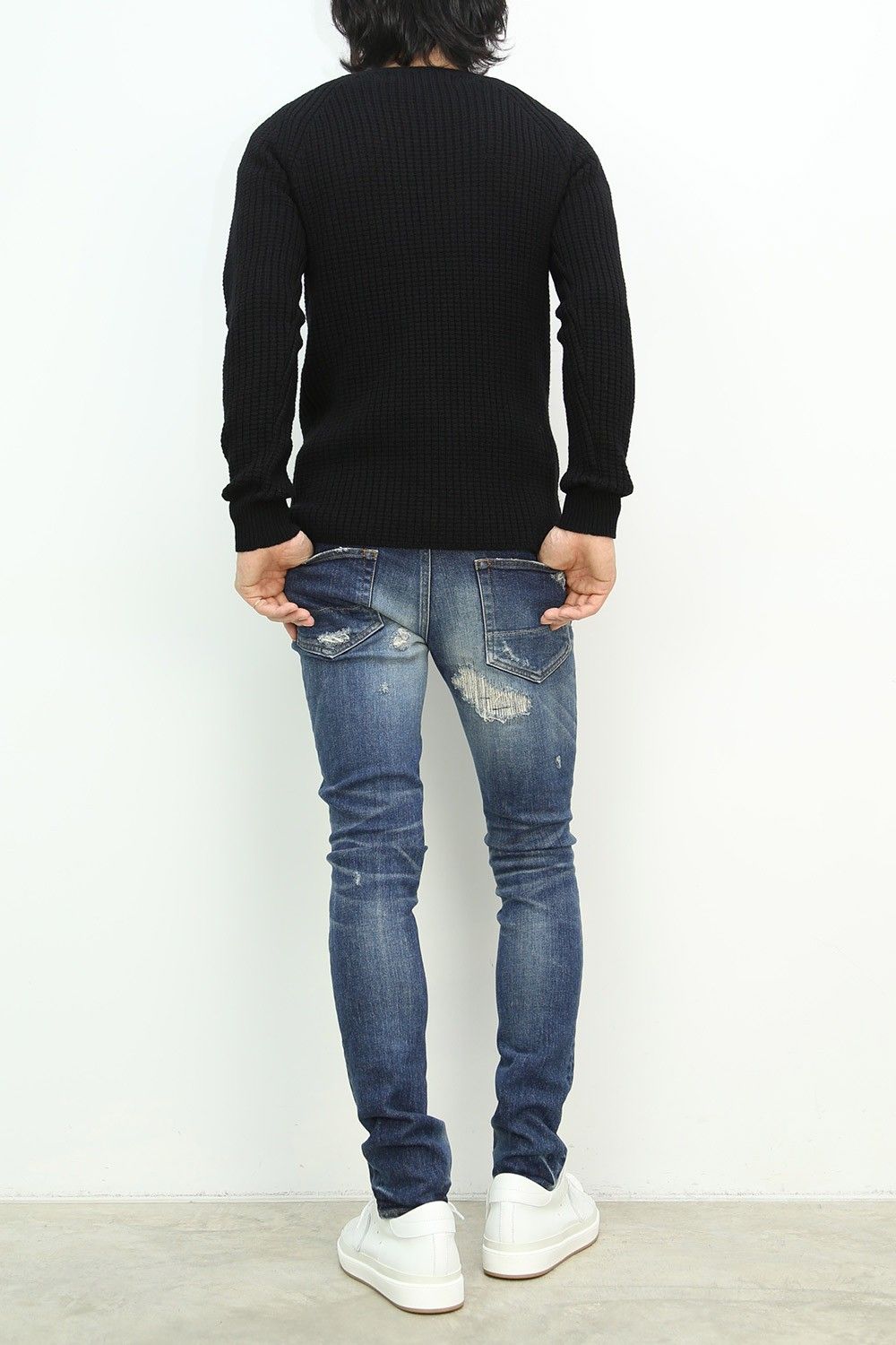AKM 16AW STYLE -HEAVY WAFFLE CREW-