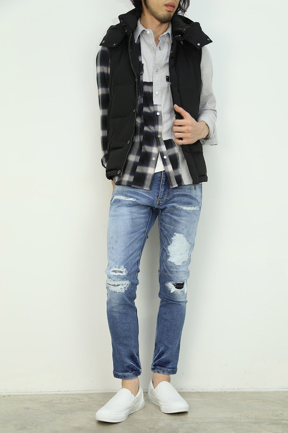 wjk 16AW STYLE  -standard down vest-