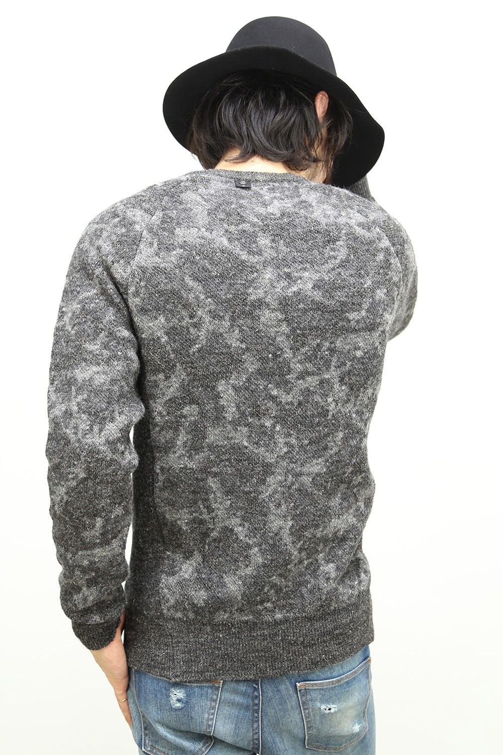 16AW STYLE -TRAVEL HAT + camo crew neck knit-