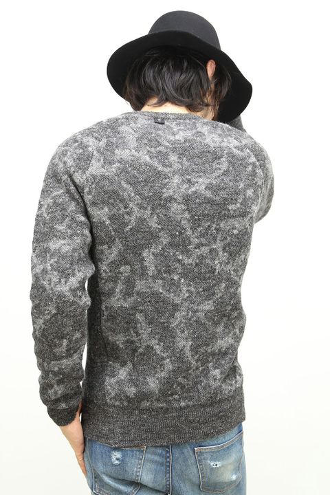 16AW STYLE -TRAVEL HAT + camo crew neck knit-