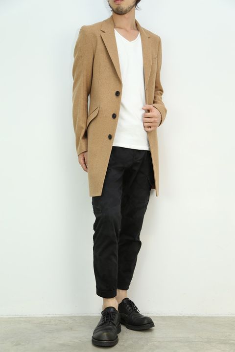 junhashimoto 16AW STYLE -3D CHESTERFIELD COAT-