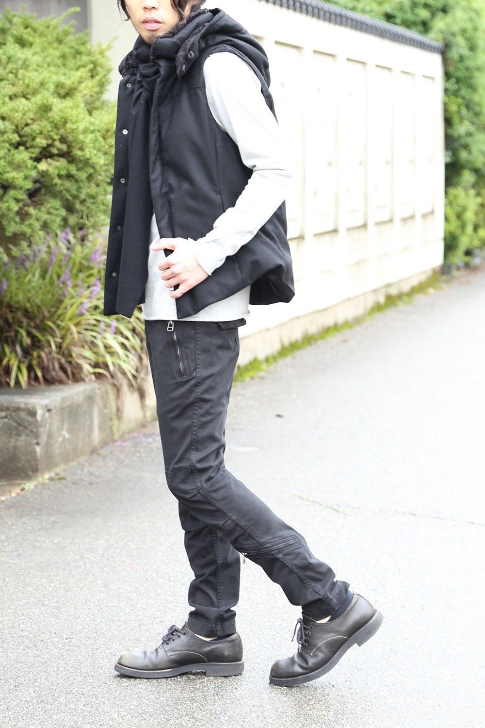 VADEL 16AW STYLE -down vest + parachute trousers-