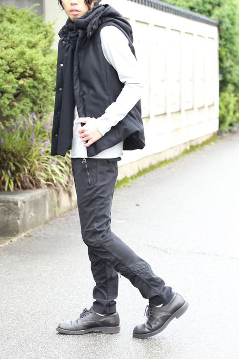 VADEL 16AW STYLE -down vest + parachute trousers-
