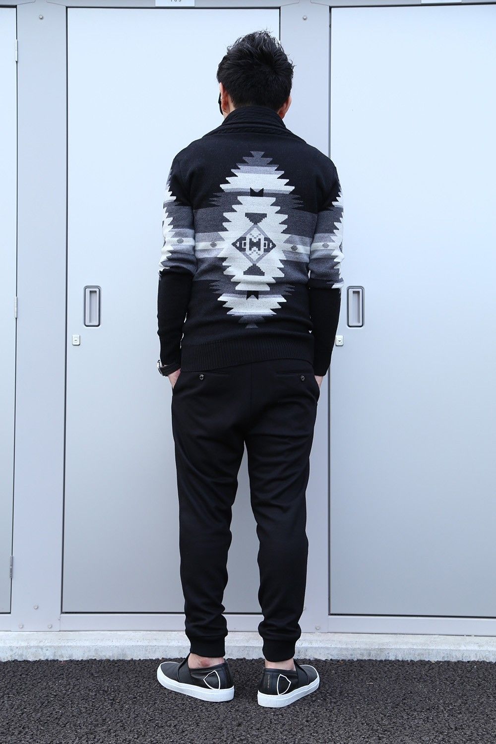 1PIU1UGUALE3 × PENDLETON SHAWL CARDIGAN