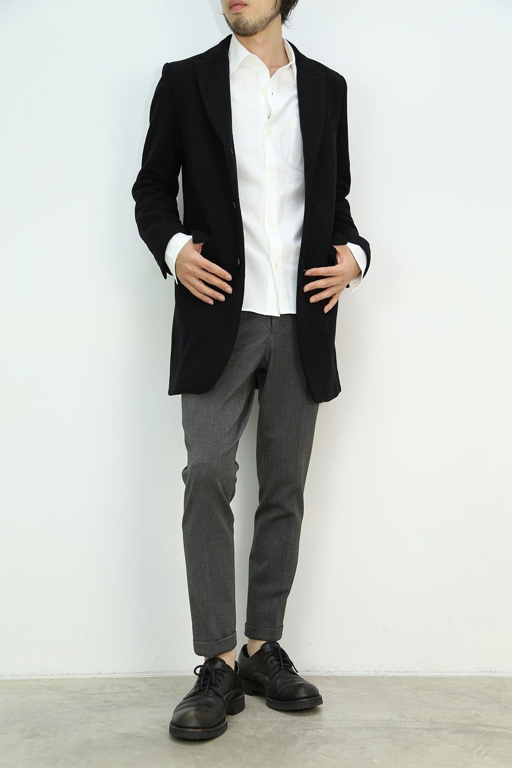 LOUNGE LIZARD 16AW STYLE -NEP MELTON チェスターコート-