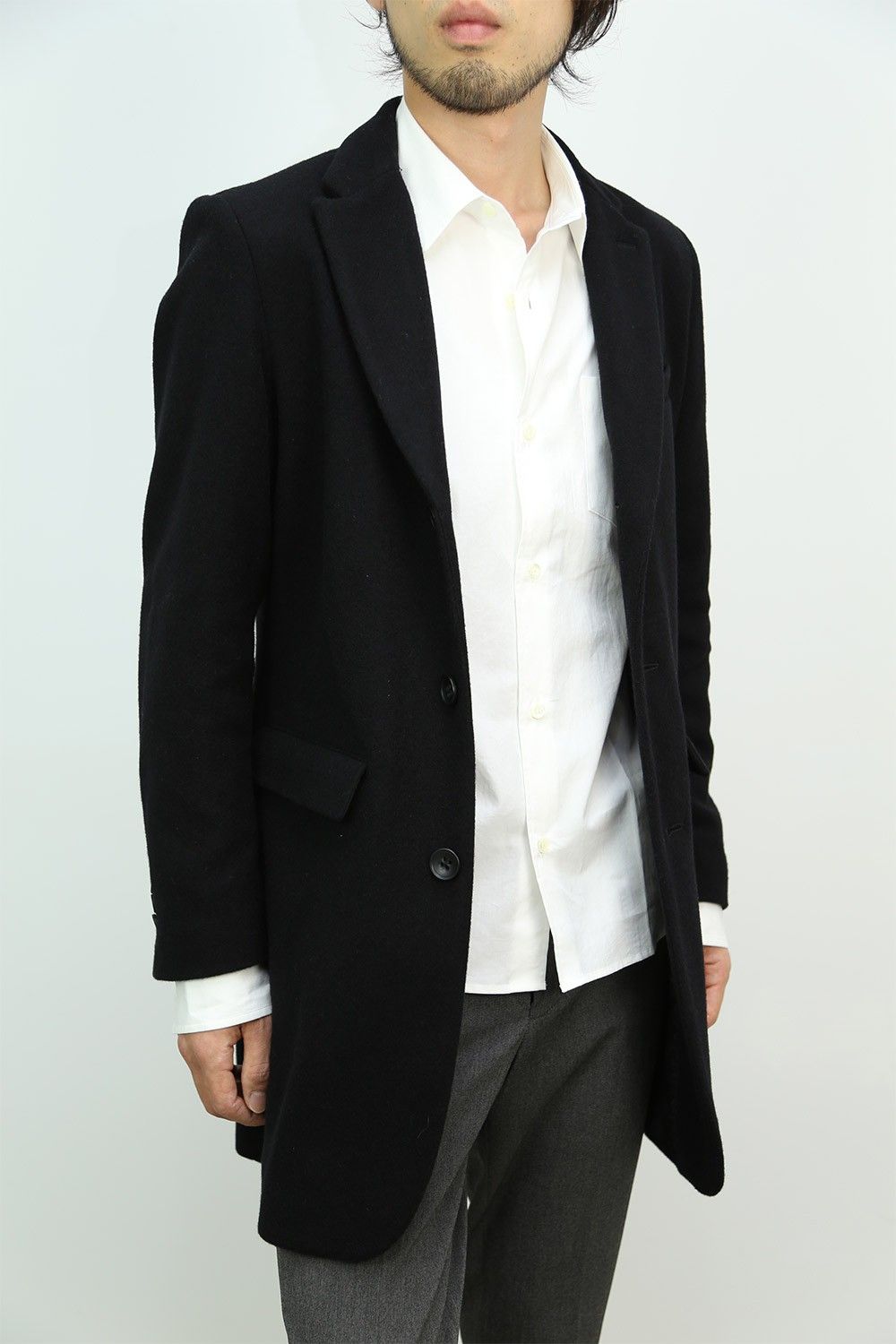 LOUNGE LIZARD 16AW STYLE -NEP MELTON チェスターコート-