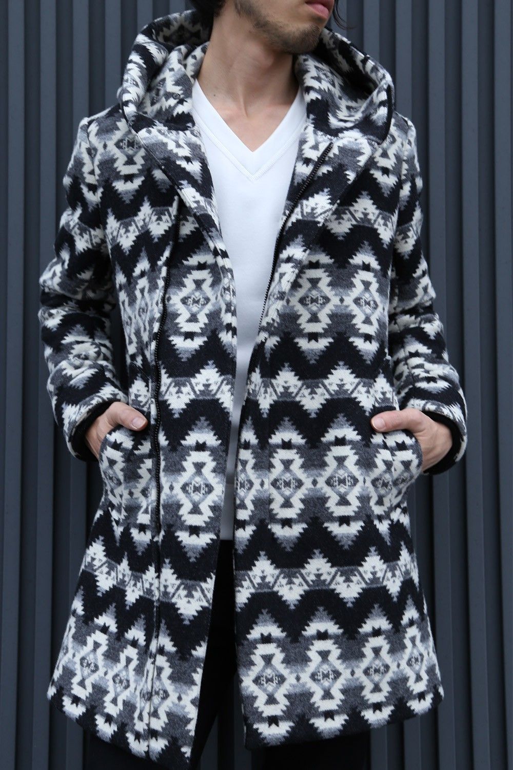 1PIU1UGUALE3 × PENDLETON NECK ZIP GOWN