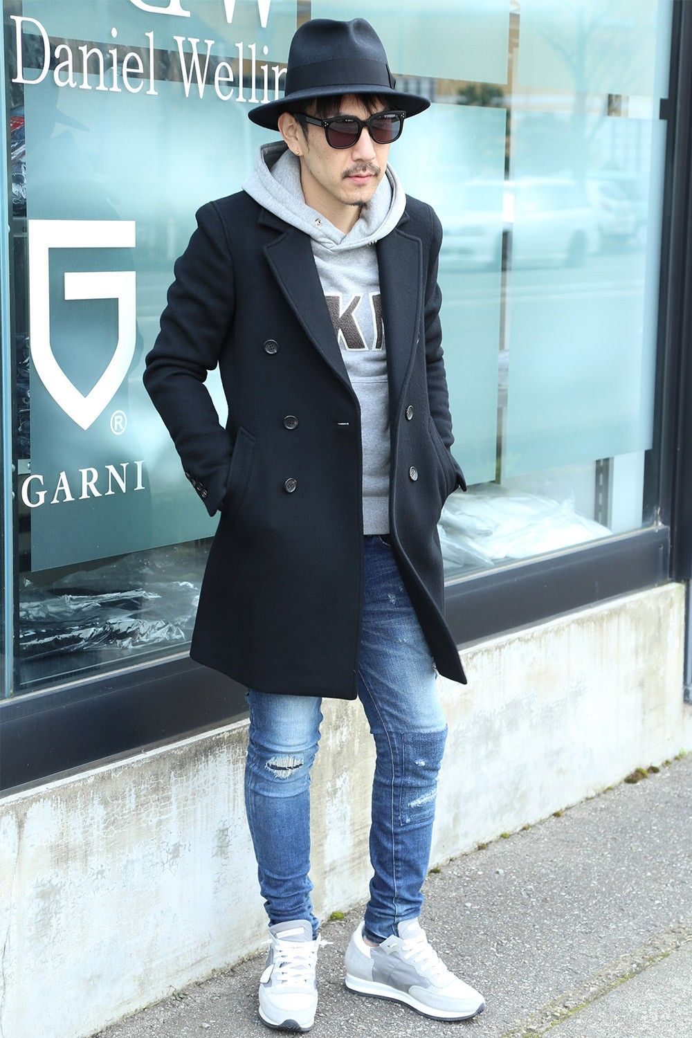 AKM W CHESTER COAT スタイル