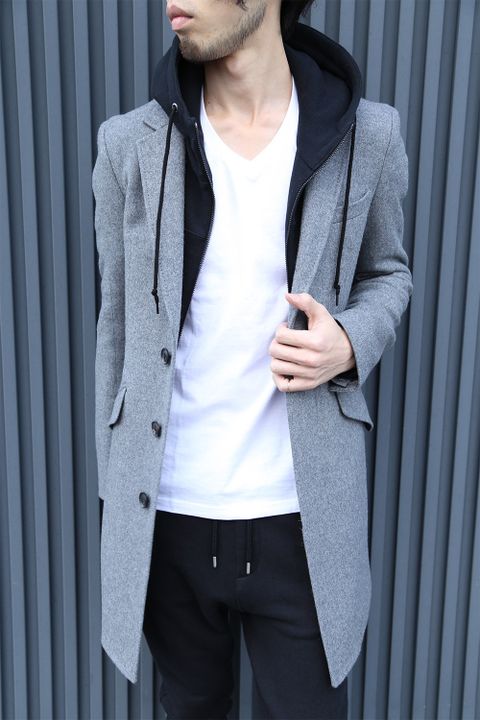 junhashimoto -3D CHESTERFIELD COAT-