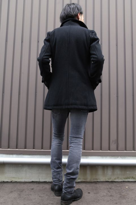 VADEL -motocycle pea-coat-