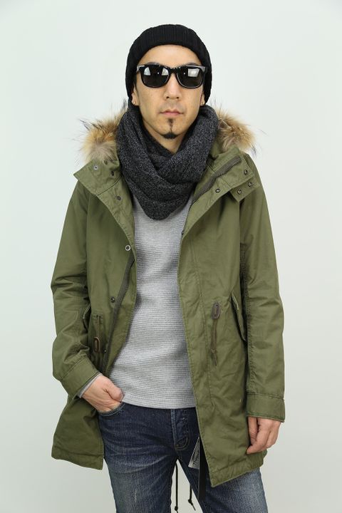 冬の定番、モッズコートスタイル!!!