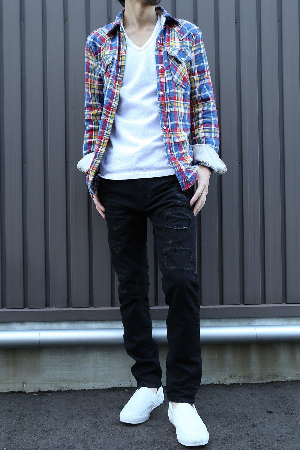 AKM -FIVE BROTHER INDIA WRINKLE CHECK WESTERN-