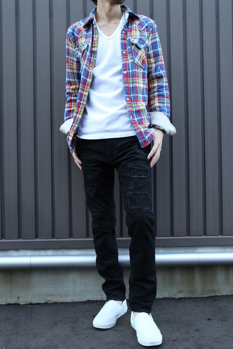 AKM -FIVE BROTHER INDIA WRINKLE CHECK WESTERN-