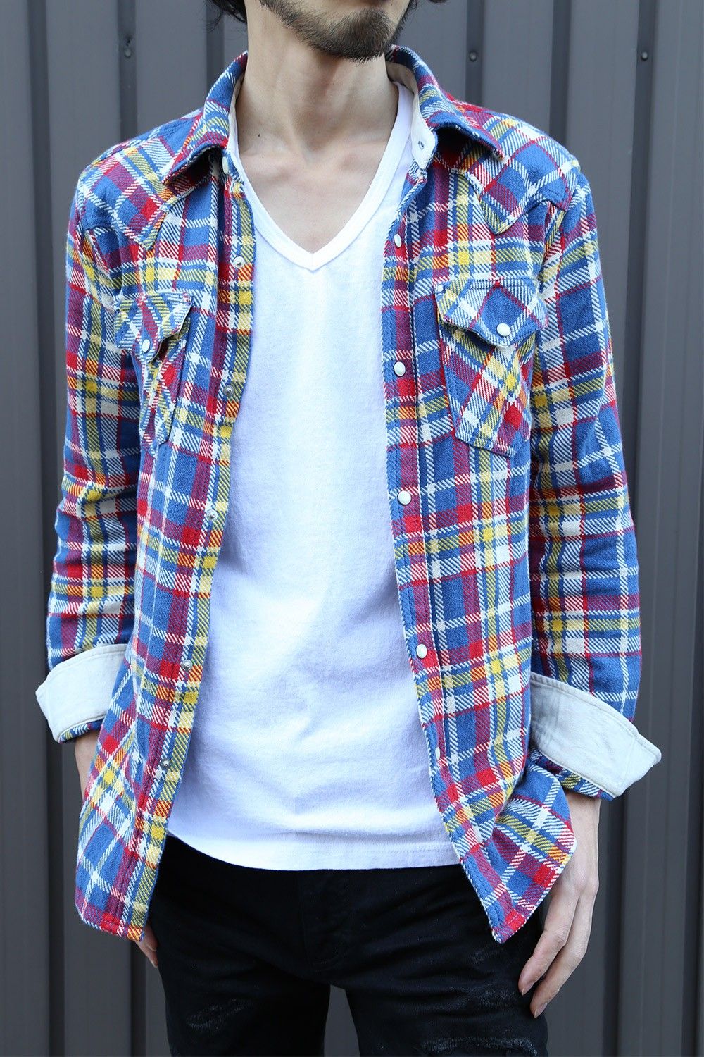 AKM -FIVE BROTHER INDIA WRINKLE CHECK WESTERN-