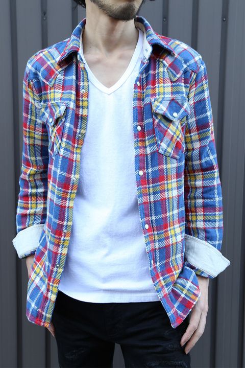 AKM -FIVE BROTHER INDIA WRINKLE CHECK WESTERN-
