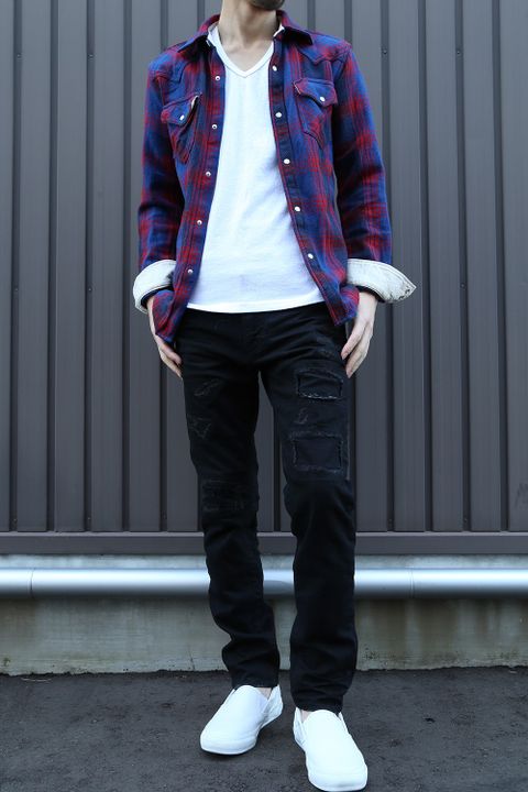 AKM -FIVE BROTHER INDIA WRINKLE CHECK WESTERN-