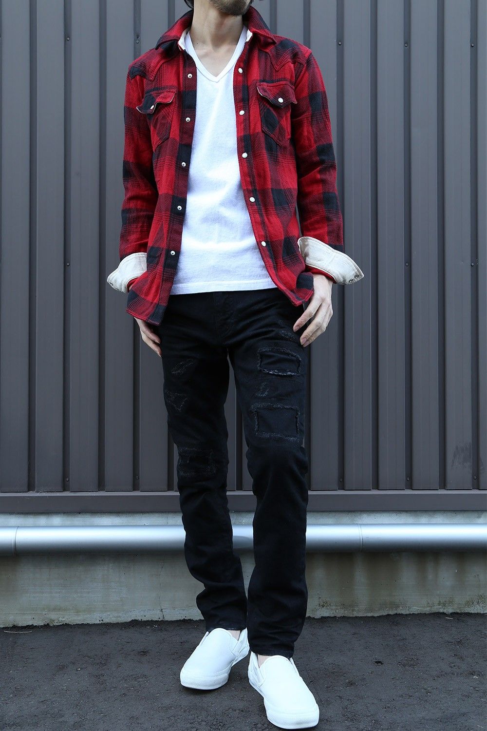 AKM -FIVE BROTHER INDIA WRINKLE CHECK WESTERN-