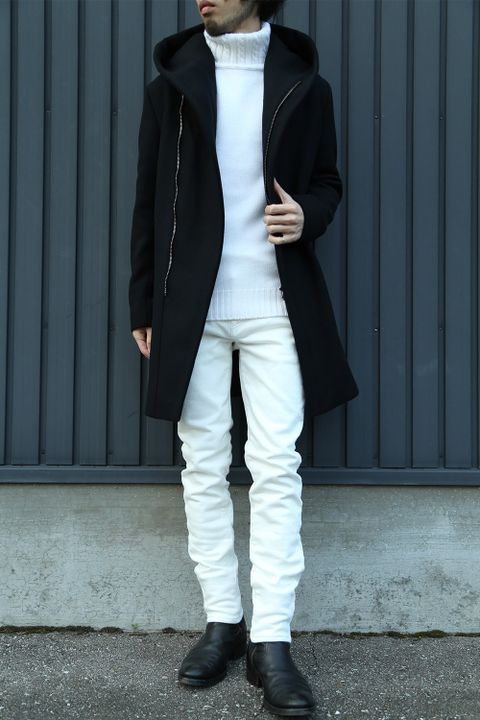 junhashimoto -WRAP HOODED COAT-